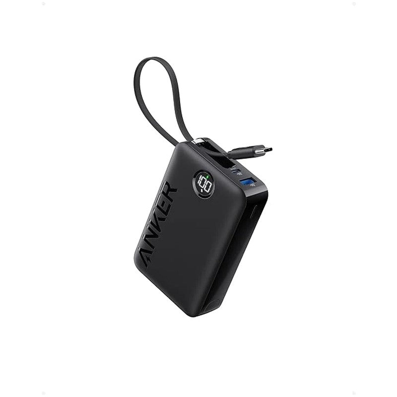 Anker 335 Power Bank (20K 22.5W PD, Built-In USB-C Cable) - Black Anker 335 Power Bank (20K 22.5W PD, Built-In USB-C Cable) - Black